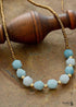 Boho Necklace, Choker Necklace, Amazonite, Natural Stone Beads